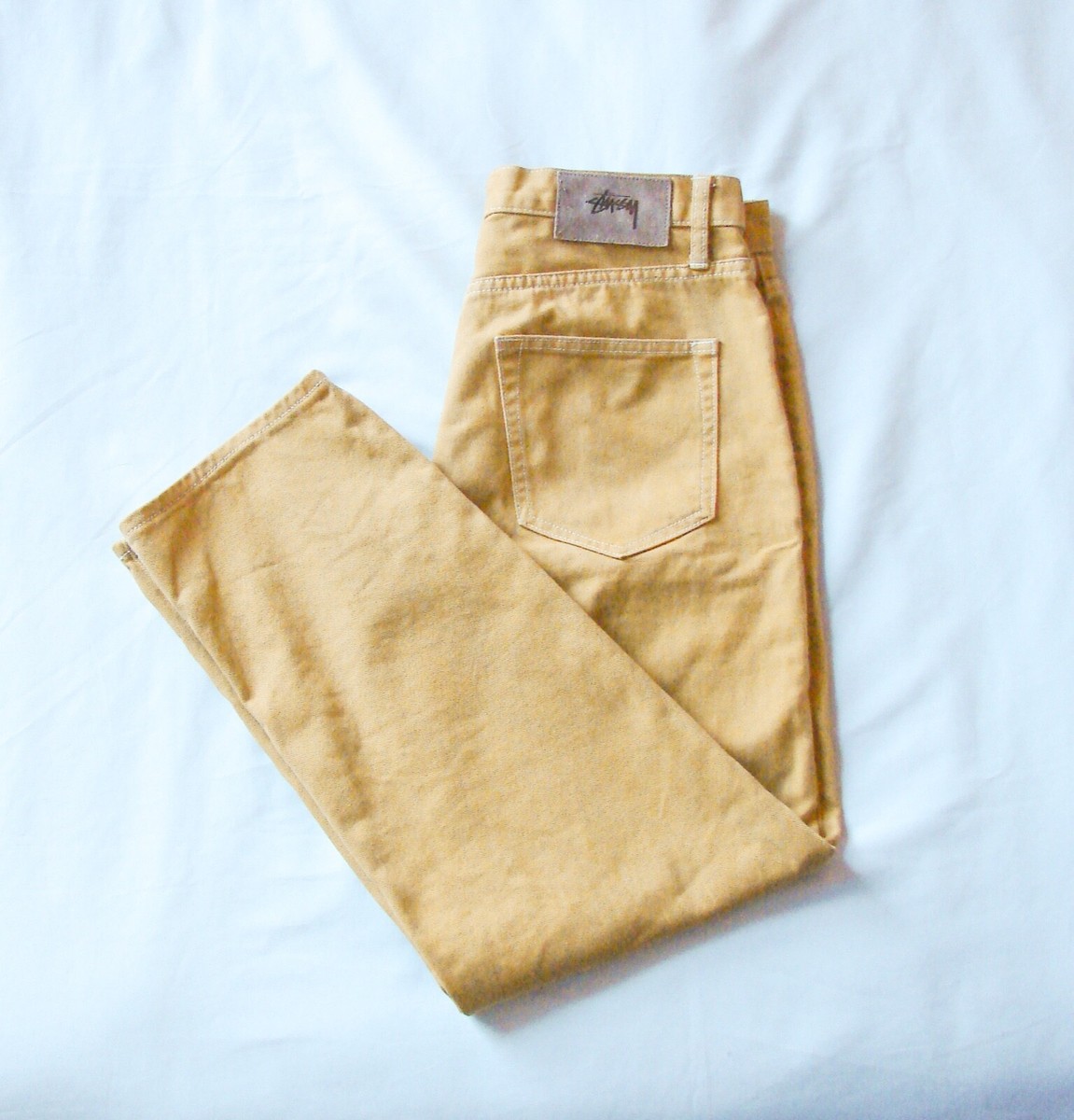 Men's Stussy Big Ol Jeans Overdyed Gold Tan Denim 30W | eBay Men's Stussy Big Ol Jeans Overdyed Gold Tan Denim 30W | eBay
