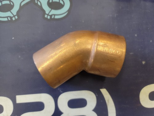 Nibco 2" O.D. FTGxC Street 45° Elbow, Wrot Copper New Old Stock