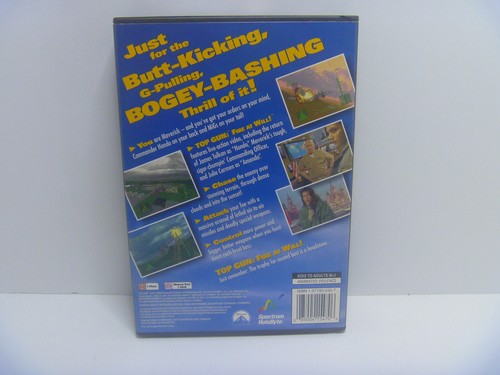 Top Gun Fire At Will Sony Playstation 1 Big Box Tested Working PS1 - Picture 2 of 5