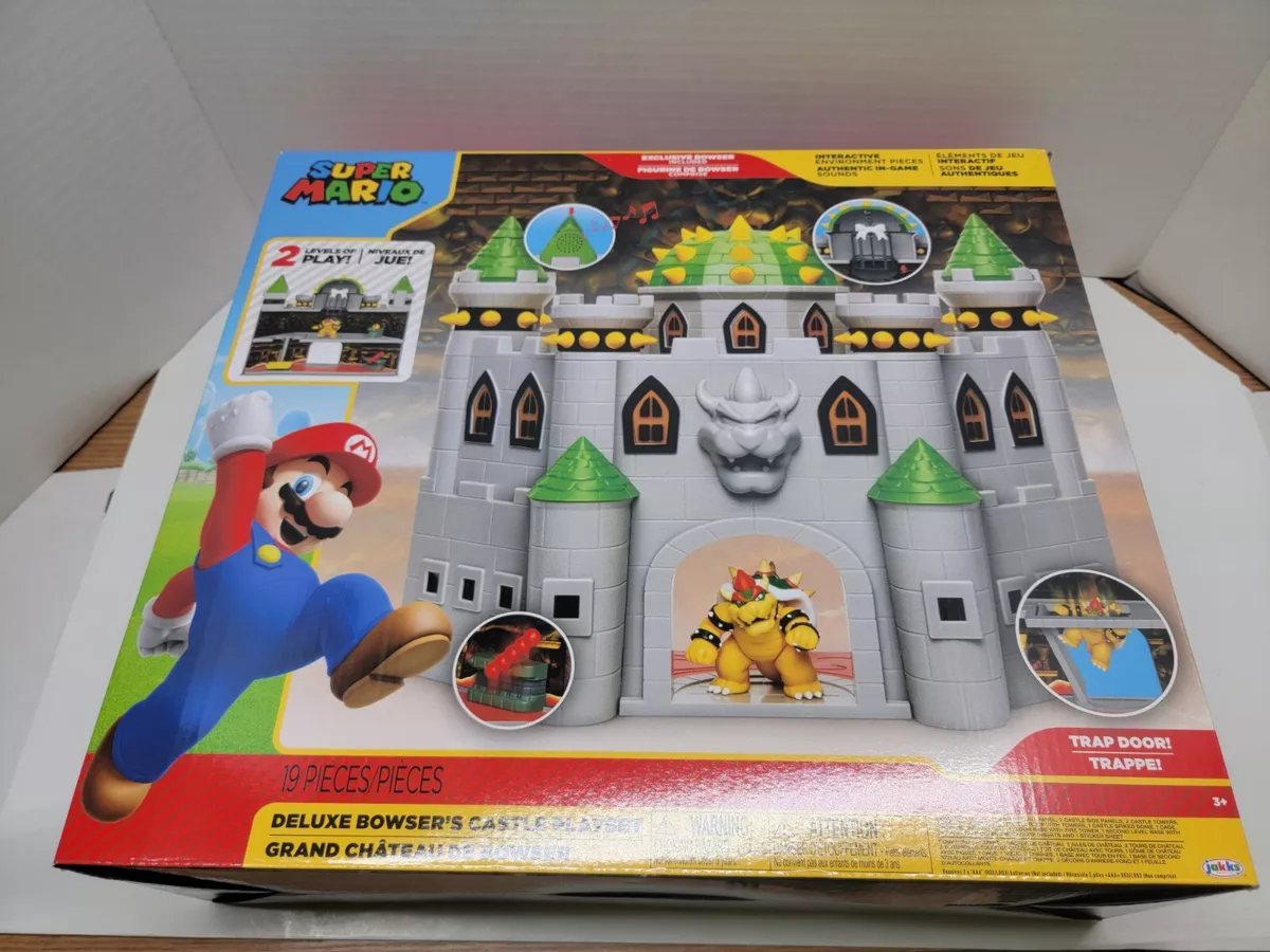 Playset Nintendo Mario Château de Bowser Deluxe - Dioramas - Achat & prix