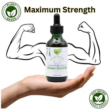 Lemongrass Tincture Power  Liquid Herb Drops Natural Organic Weight Loss 2 oz
