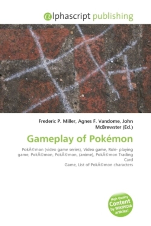 Thumbnail - Frederic P. Miller (u. A.) | Gameplay Of Pokémon | Taschenbuch |