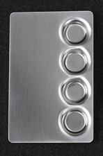 ARTIST PALETTE with 4 MIXING WELLS and STORAGE POUCH