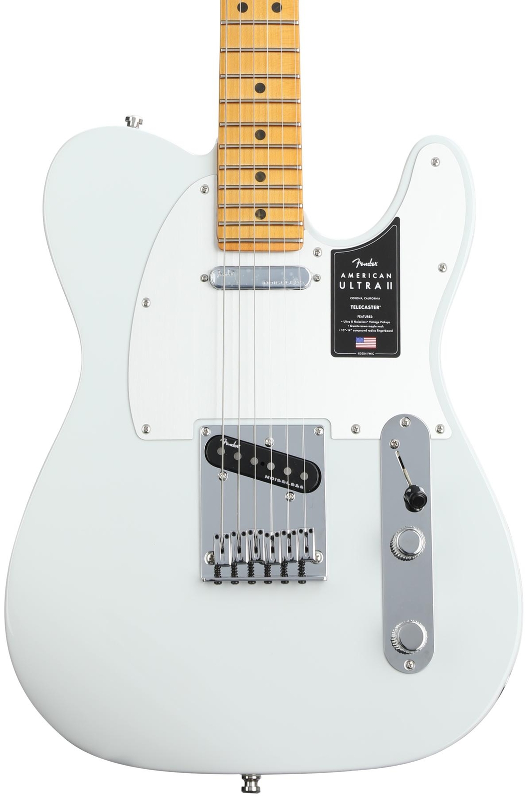 Fender American Ultra II Telecaster Electric Guitar - Avalanche, Maple