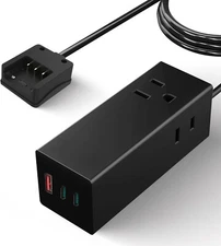 Ceptics 65W World Travel Adapter 3 USB Ports PD 3.0 Ultra Compact Charger