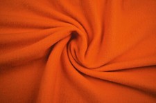 2 Yards Solid Orange Fleece Fabric 99" X 60"