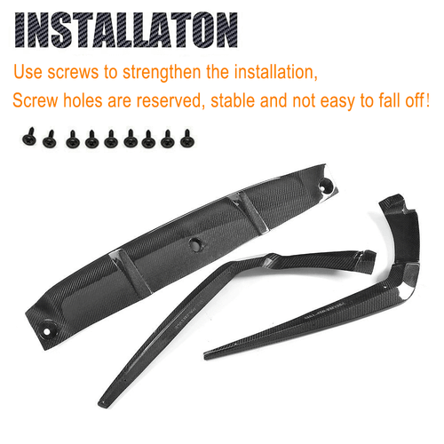 Difusor trasero de carbono parachoques trasero alerón para BMW G30 G38 paquete M 2017-2019 - Imagen 8 de 10