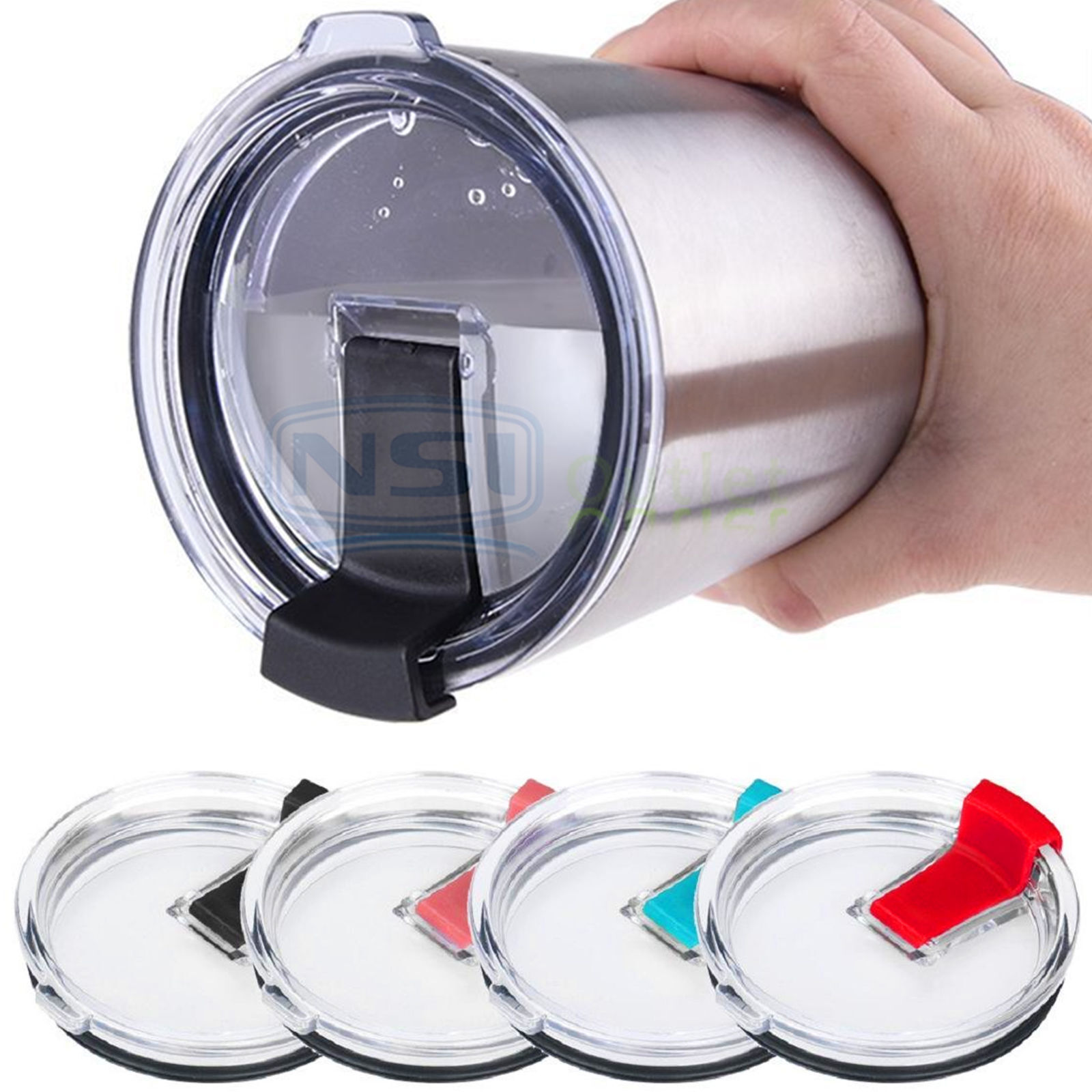 2 PCS Splash Spill Proof Lid for RTIC YETI Ozark Trail Rambler 30 Oz Tumbler Cup eBay