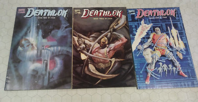 Deathlok books 2, 3, 4 Riker's Island etc, Marvel graphic novel TPB