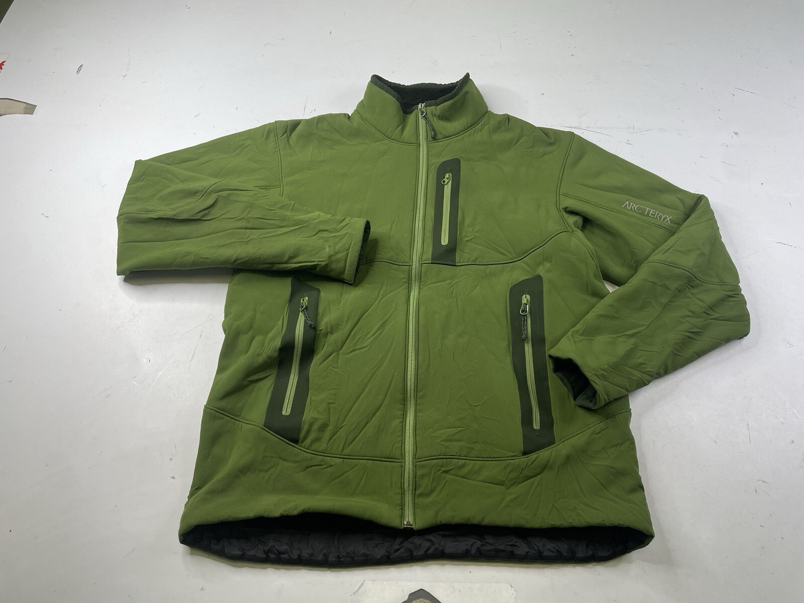 ARC'TERYX Giacca Uomo Hyllus Sherpa Foderata Verde Full Zip Taglia Media Polartec