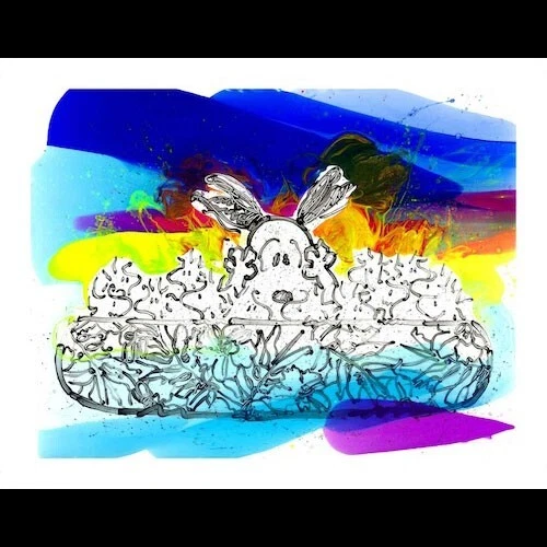 TOM EVERHART - FLOTANDO CON MIS HOMIES - SERI-GICLEE SOBRE PAPEL TAPADO - LE - NUEVO Foto 2 de 4