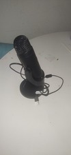ZealSound USB-C Desktop Microphone w/ Freestanding Stand, Mute & Volume, Black