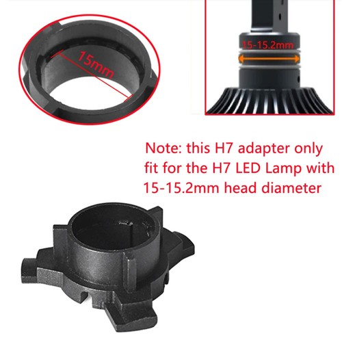 H7 LED Headlight Bulb Adapter Holder Socket Base Retainer Clip for Hyundai Kia - Foto 2 di 8