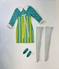 VINTAGE 1966 Mattel Francie "It's a Date" Outfit #1251 Complete HTF Tights EXC