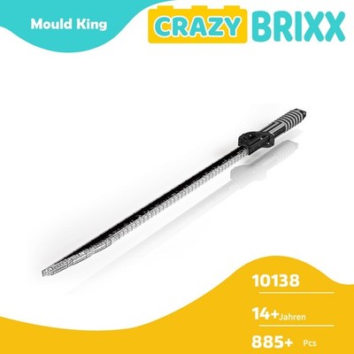 Mould King 10138 Schwarzes Krieger Dunkelschwert Dark saber Lichtschwert LED