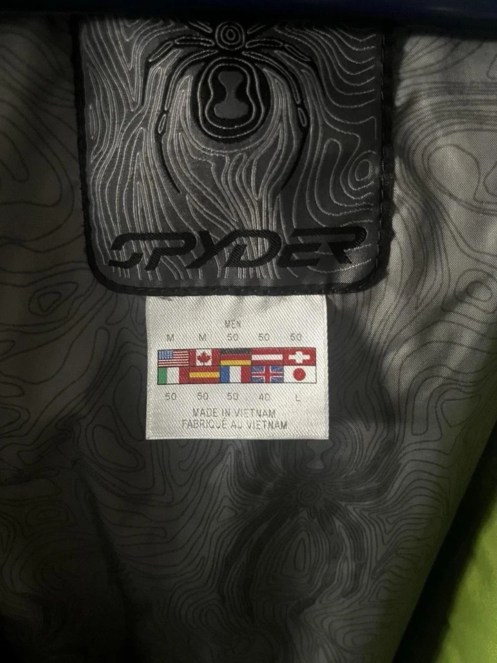 Лыжная куртка и брюки Spyder - коричневые и зеленые - Изображение 3 из 4