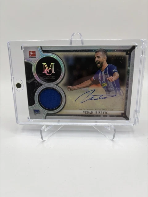 Topps Bundesliga Museum Vedad Ibisevic Auto Relic /15 Hertha BSC Berlin