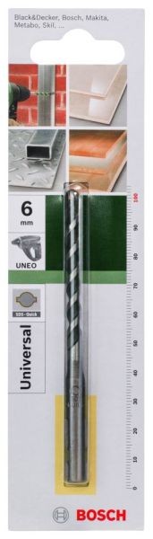 Bosch Mehrzweckbohrer Ø 6 Mm, 100 Mm, Sds Quick Bohrer Universalbohrer-image