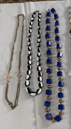 Lote De 9 Collares Vintage Surtidos Usados - Imagen 7 de 9