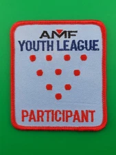 AMF Youth League Participant Patch Bowling NEW