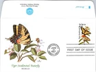 S08-5341, WILDLIFE OF USA, TIGER-SWALLOWTAIL BUTTERFLY, MICH., FLEETWOOD FDC