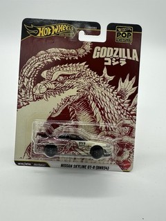 Hot Wheels Premium Pop Culture Godzilla Nissan Skyline G1 R (BNR34) in protector