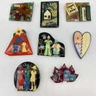 Lot of 8 Vintage LUCINDA BROOCH Pins House Book People Costume Jewelry