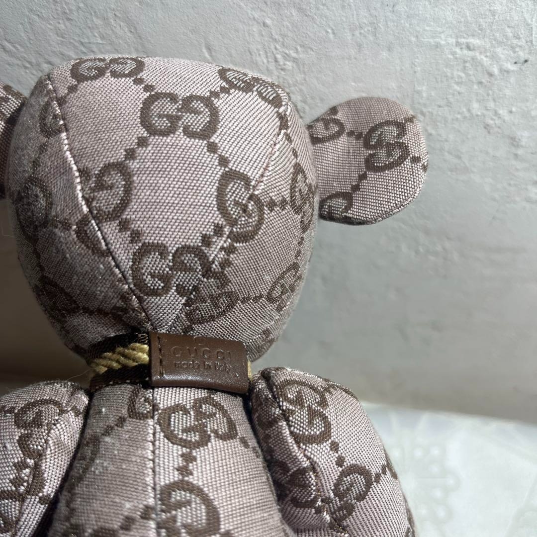 G282 GUCCI モノグラム　テディベア G282 GUCCI モノグラム テディベア ぬいぐるみ