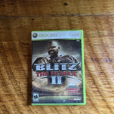 Blitz The League II Xbox 360 Midway Lawrence Taylor Complete CIB Arcade Football