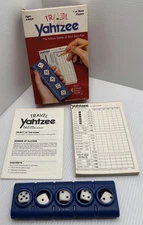 VINTAGE 1984 Milton Bradley - Yahtzee Travel Game Complete in Box