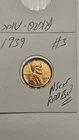 wheat penny 1939 LINCOLN CENT GREAT RED BU 1939-P LOT #3 NICE RED UNC LUSTER