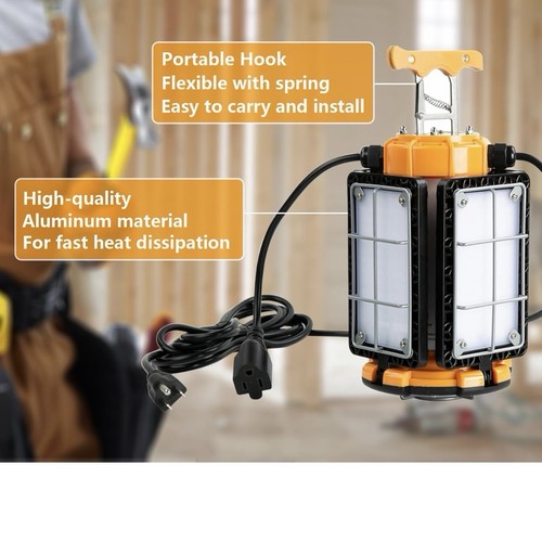 DAYATECH LED Work Light 100W 12000lm 5000K | Outdoor Job Site | IP65 13ft Cord - Picture 7 of 8