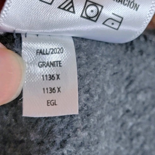 Champion Hoodie Mens Large Gray Logo Spell Out Fleece Sweatshirt Pullover - Picture 12 of 12