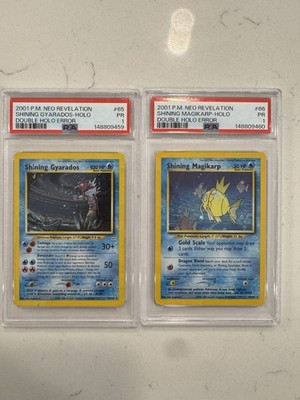 Pokémon Shining Gyarados And Shining Magikarp 🚨Double Holo Error