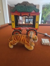 steiff golden age of the circus Tiger 1/5000 W/ COA and Hitch
