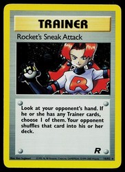 Rocket's Sneak Attack 16/82 Team Rocket Holo Rare