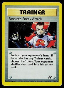 Rocket's Sneak Attack 16/82 Team Rocket Holo Rare