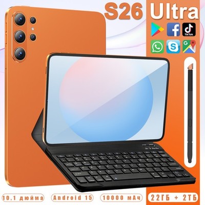 S26 ULTRA Tablet 10.1-inch Large Screen Android System WIFI Built in Memory Card
