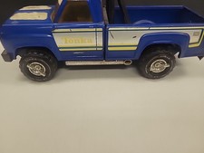 Vintage 1970s Tonka Blue Pickup Truck XR-101 Wheels Pressed Steel