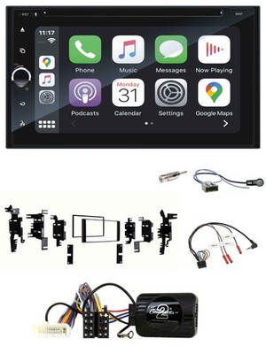 Blaupunkt DAB Lenkrad TMC Bluetooth USB 2DIN Navigation für Nissan Versa Tiida C