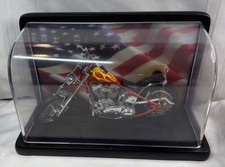 Franklin Mint Easy Rider Billy Bike Chopper Motorcycle 1:10 With Display Case
