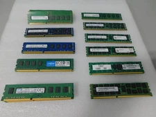 Lot of 27x 8GB DDR3 Mixed Brands & Speeds Server RAM (see photos)