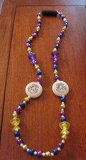 2026 KREWE OF BACCHUS "JUSTICE, UNITY, HOPE" LIGHT-UP MARDI GRAS BEAD