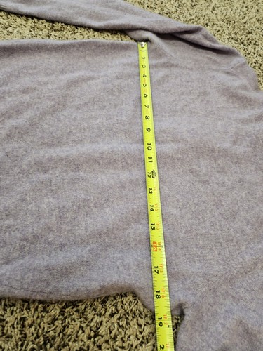 Johnnie-O Mayfair 100% Cashmere 1/4 Zip Sweater, Lavender Size Boys Medium - Picture 6 of 10