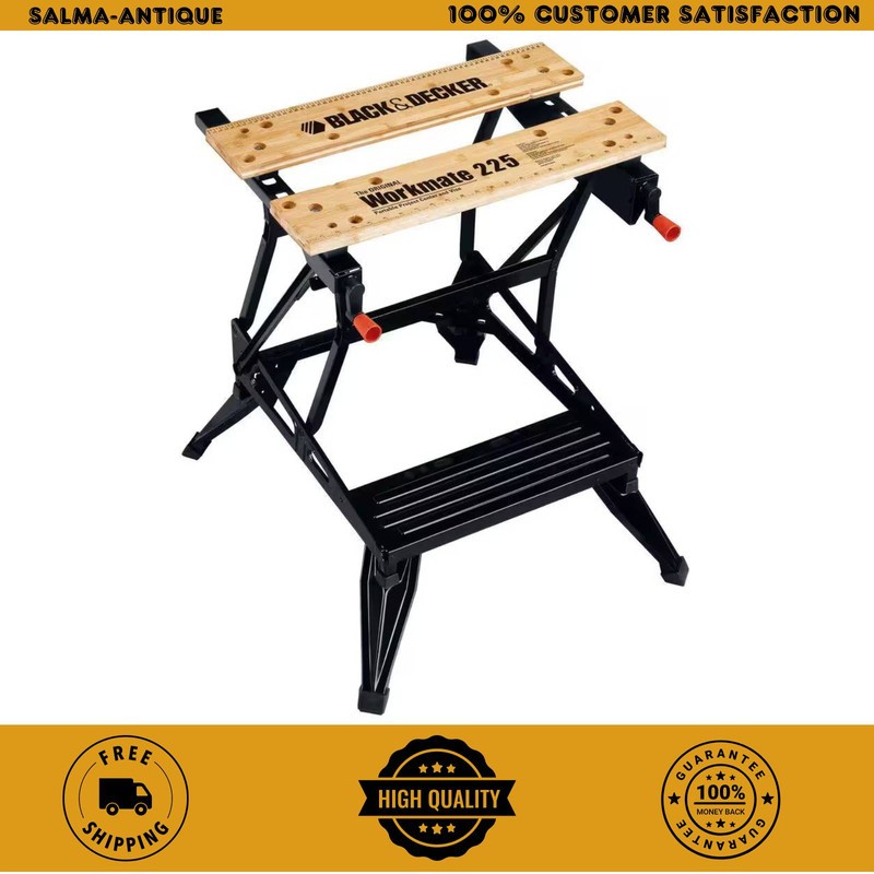 BLACK+DECKER Workmate WM225 Folding Portable Workbench Sawhorse