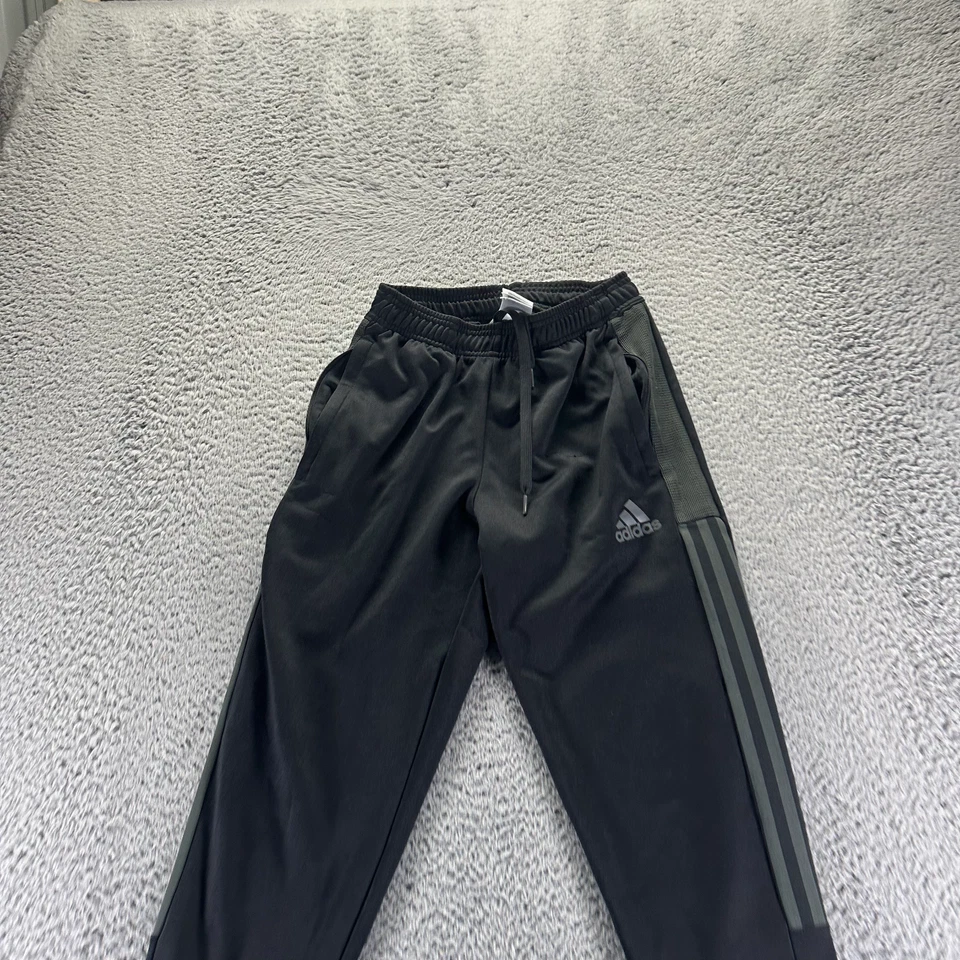 Pantalón Adidas Aeroready Para Hombre XS Negro Poliéster Pista Tobillo Cremallera Rendimiento Deportes Foto 2 de 4