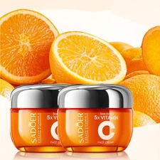 2 Pack Vitamin C Face Cream, Moisturizing & Brightening, 5x Concentrated