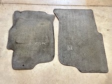 1996-2000 Honda Civic Front Floor Mats Carpet Set Of 2 Gray Oem 1996-2000 Honda Civic Front Floor Mats Carpet Set Of 2 Gray Oem
