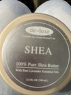 de-luxe Shea Butter 100% Pure W/ Pure Lavender Essential Oil 3.5 Oz Sealed. — photo 1