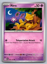 Abra 054/132 Common Mega Evolution Pokemon Lightly Played
